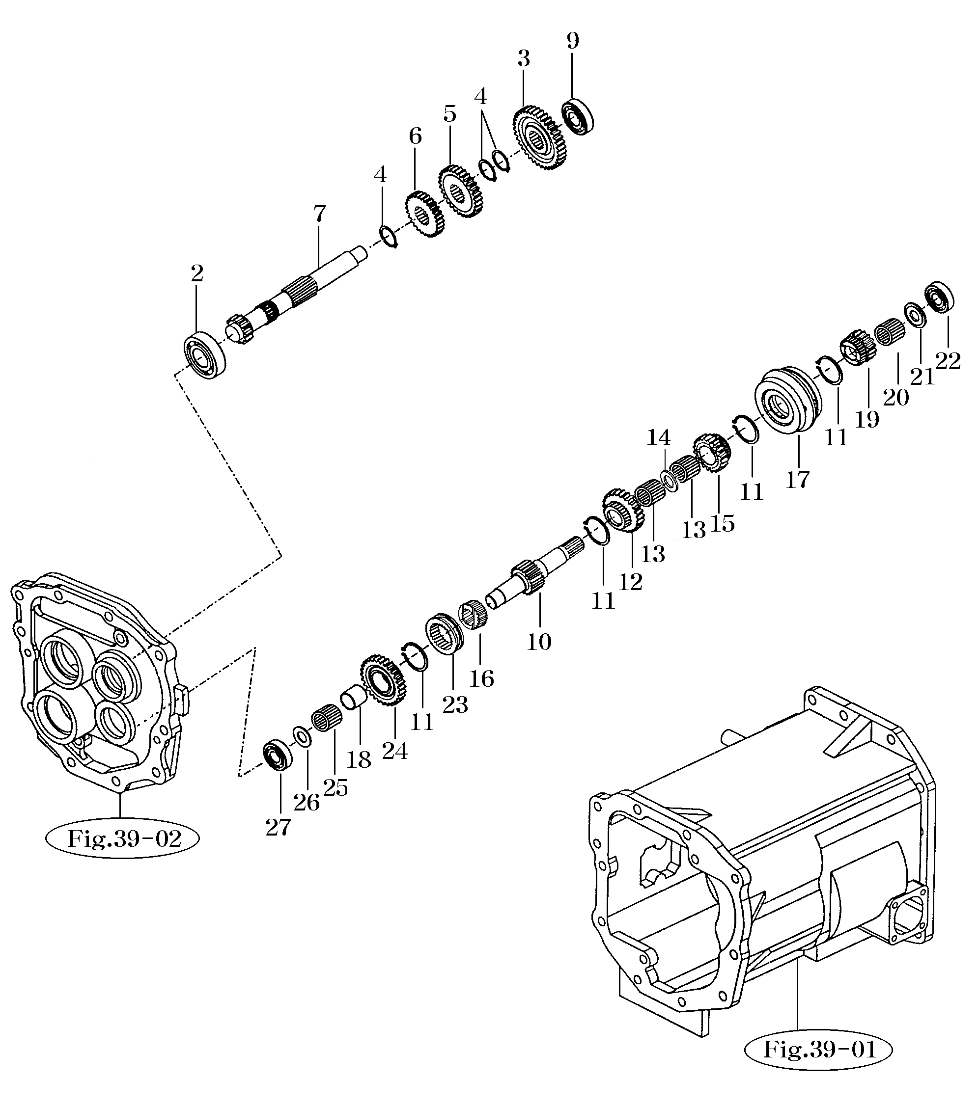033 INPUT & COUNTER GEARS - TYM Tractors