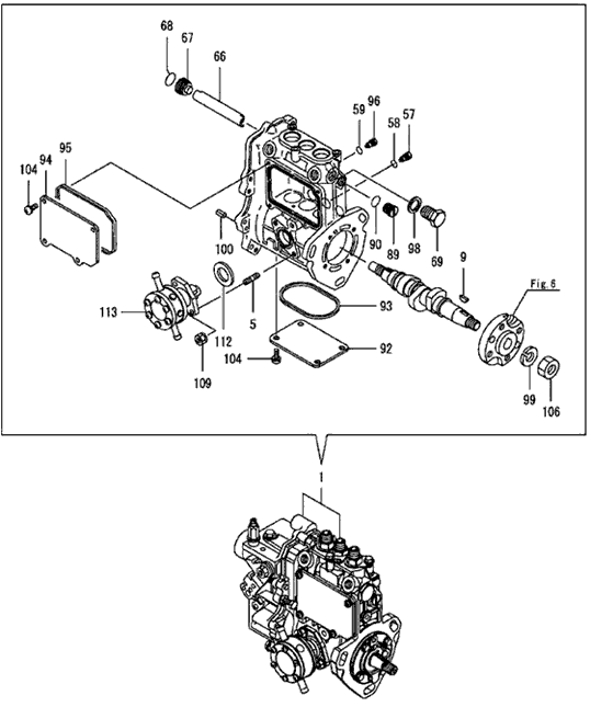 E110 FUEL INJECTION PUMP - TYM Tractors