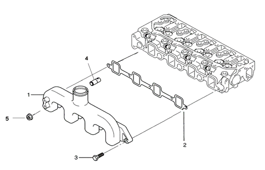 A17_014 INTAKE MANIFOLD ASS'Y OPTION - TYM Tractors