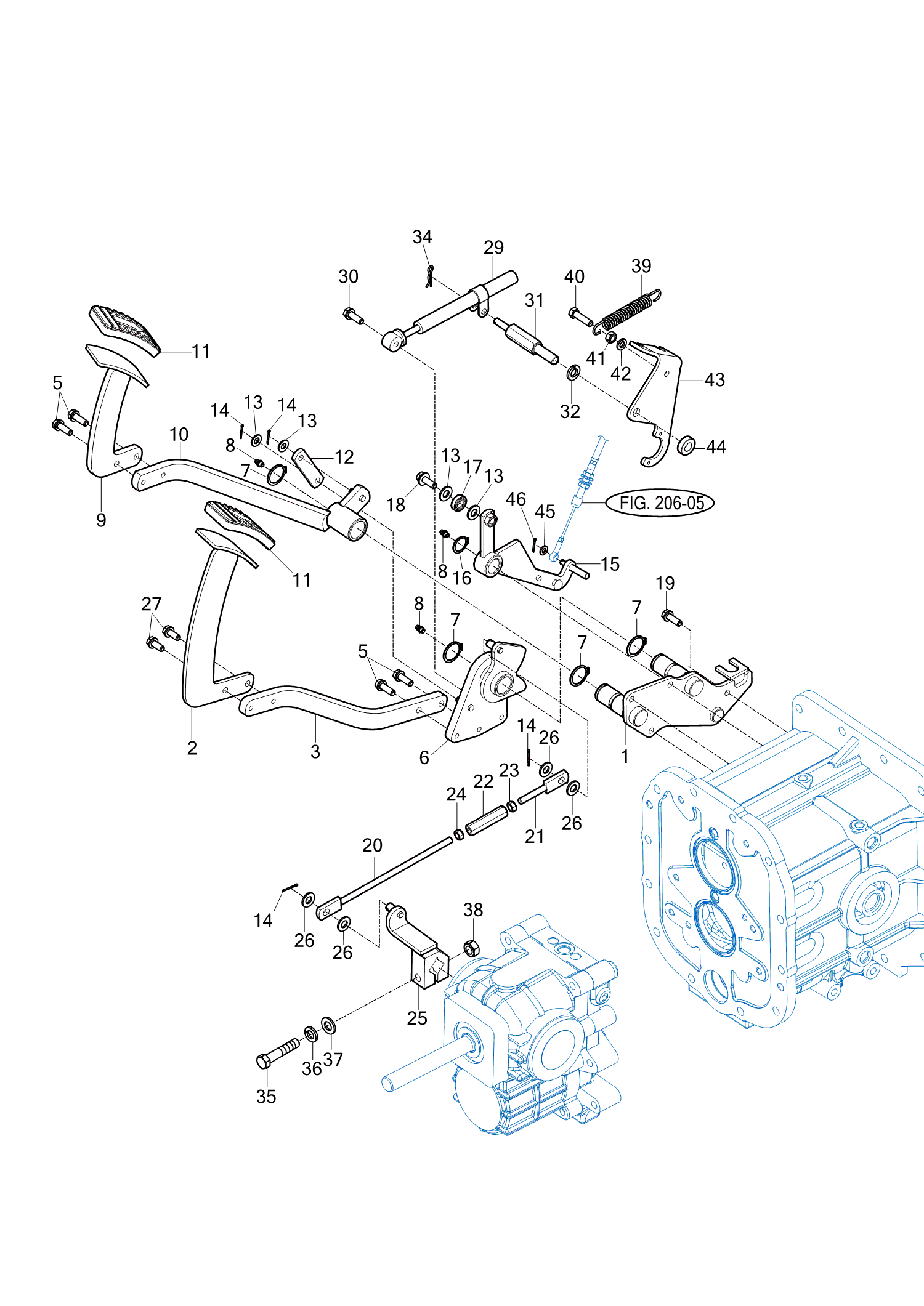 416 FORWARD & REVERSE CONTROL LINKAGE - TYM Tractors
