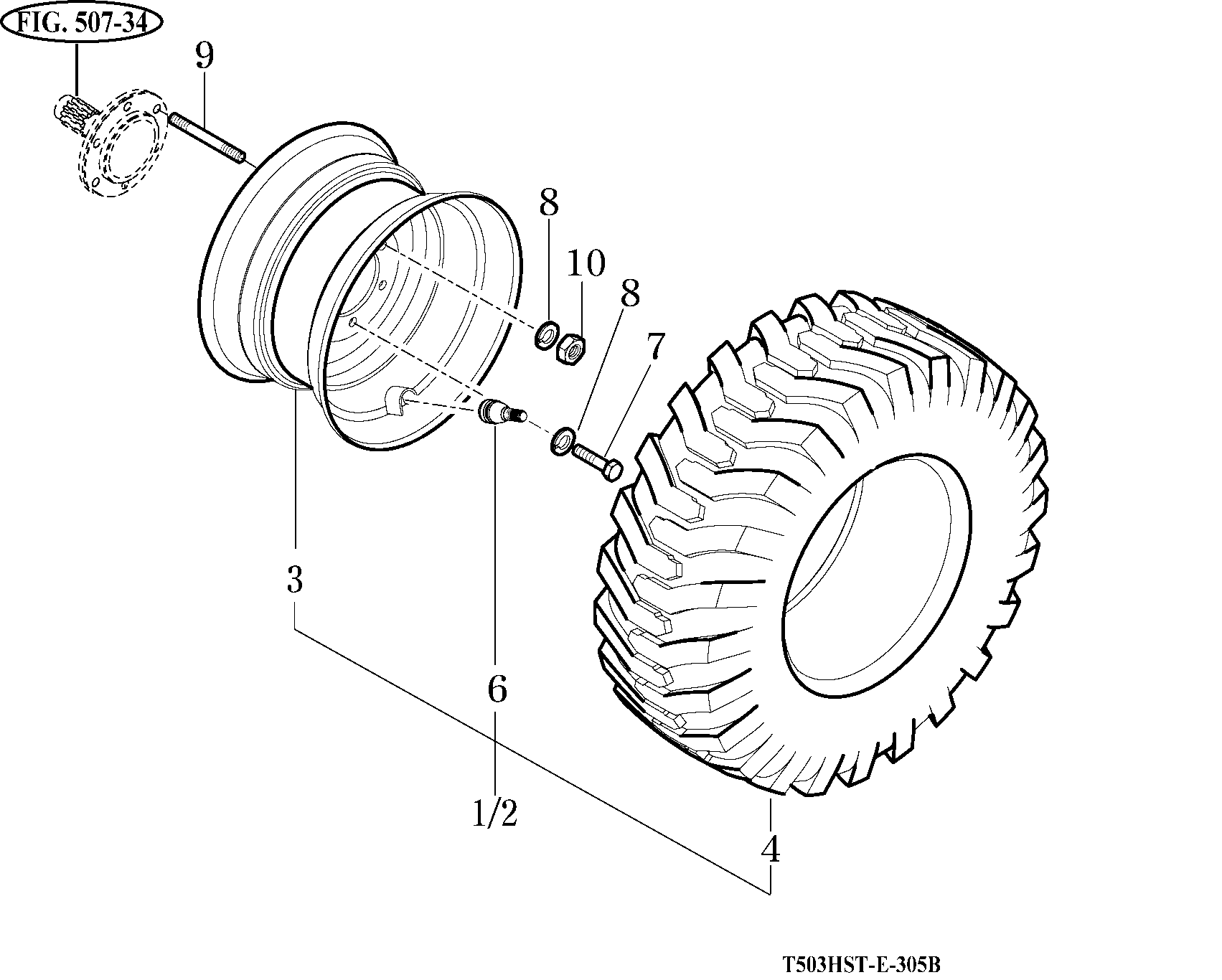 305B FRONT WHEEL - TYM Tractors