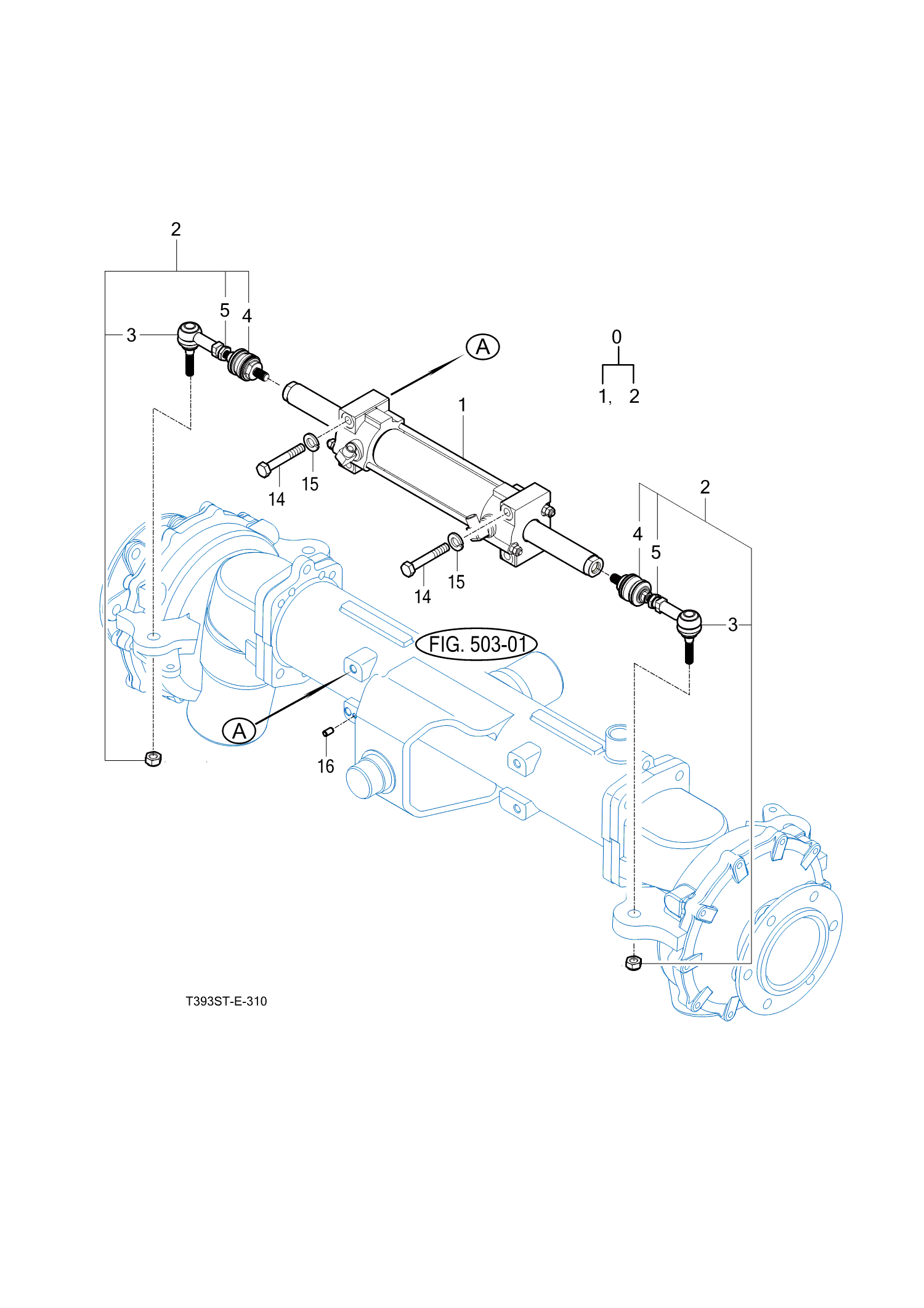 308 STEERING CYLINDER - TYM Tractors