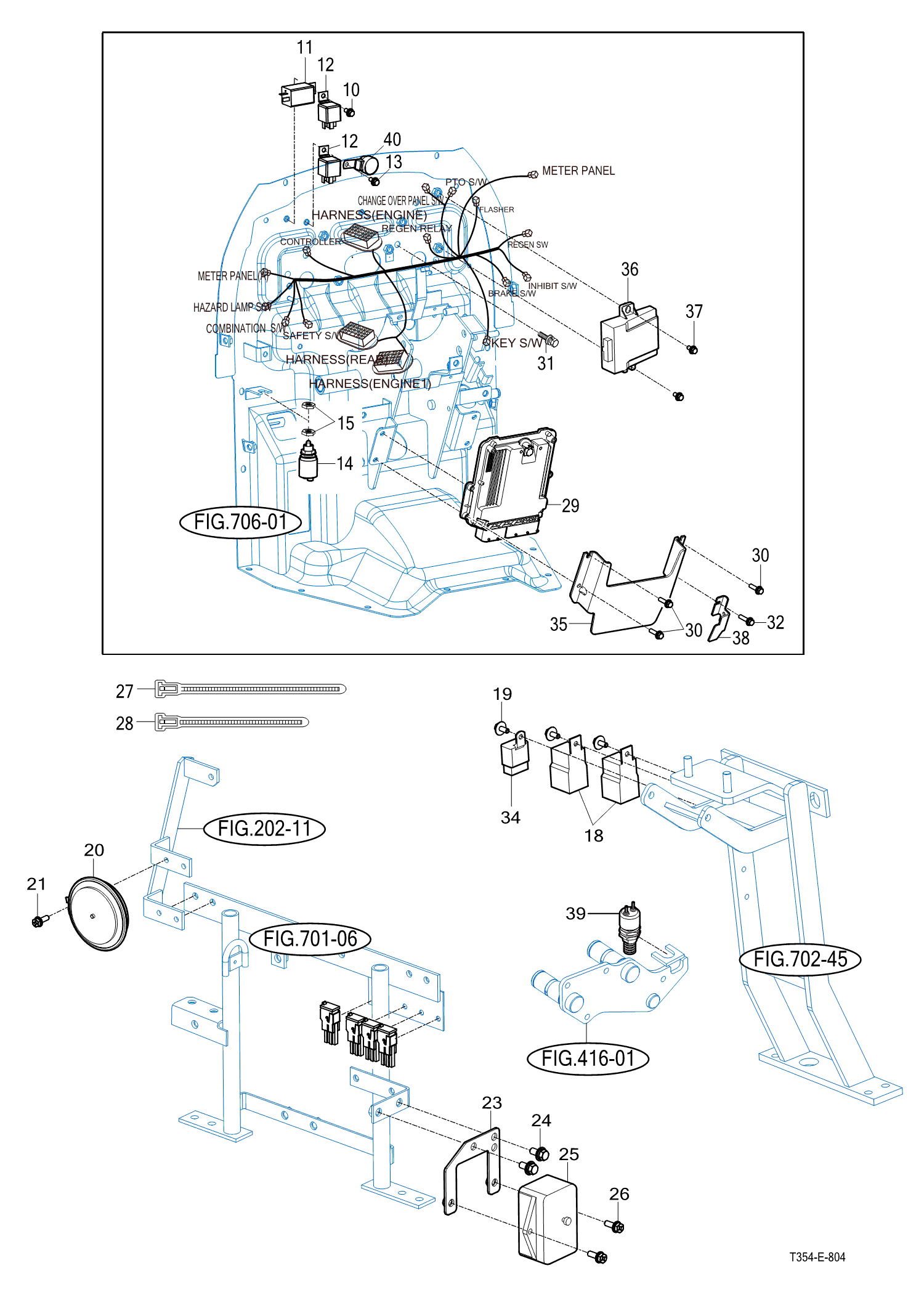 804 ELECTRIC SYSTEM TYM Tractors