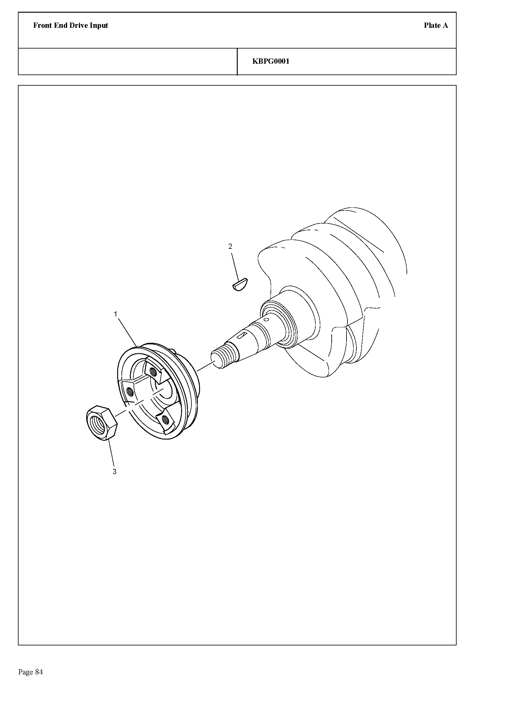125 Front End Drive Input - TYM Tractors