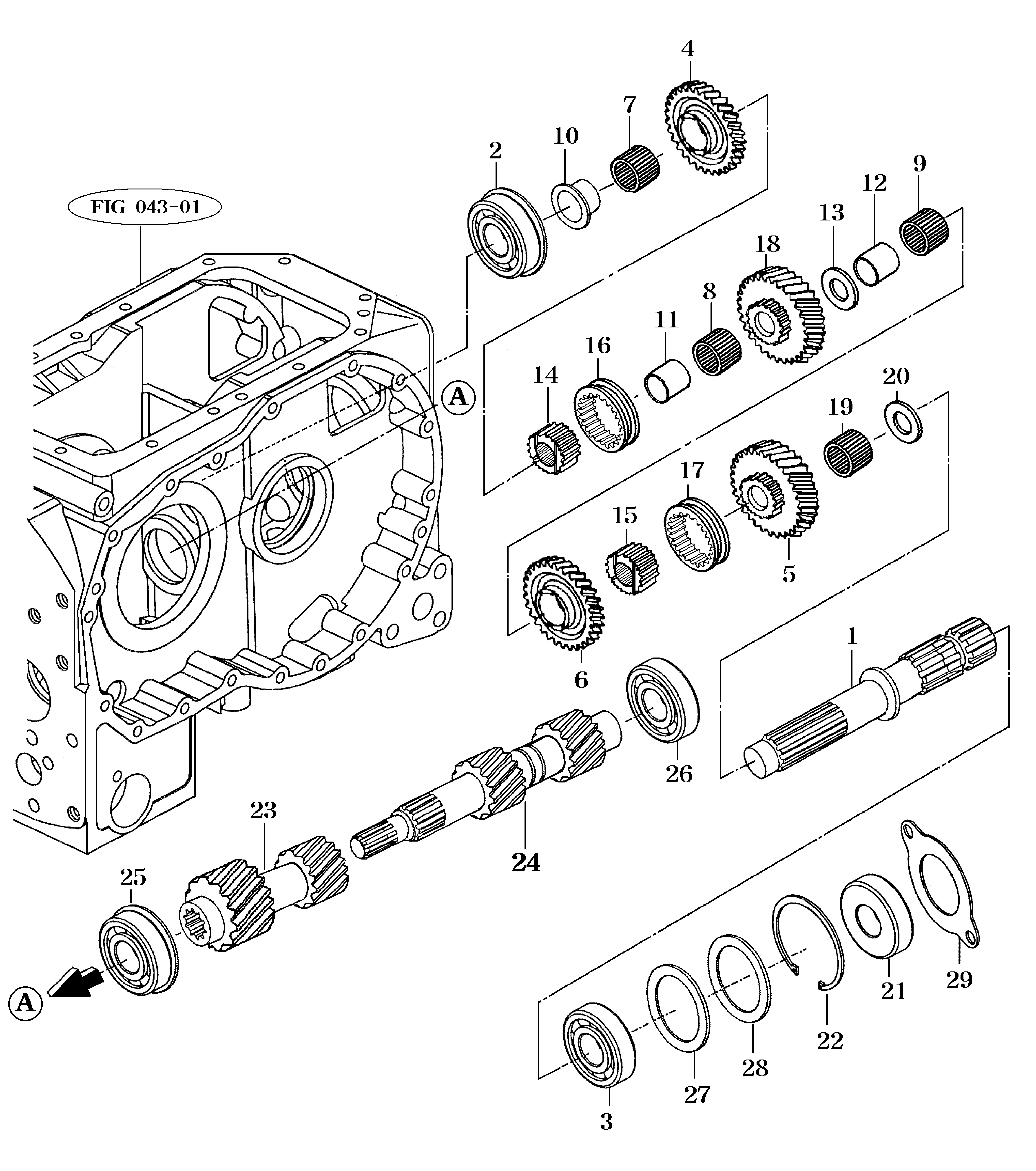 051B P.T.O CHANGE GEARS-4 SPEED - TYM Tractors