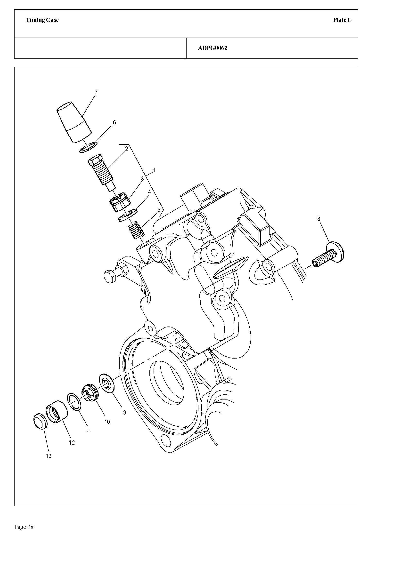 109-4 Timing Case - TYM Tractors
