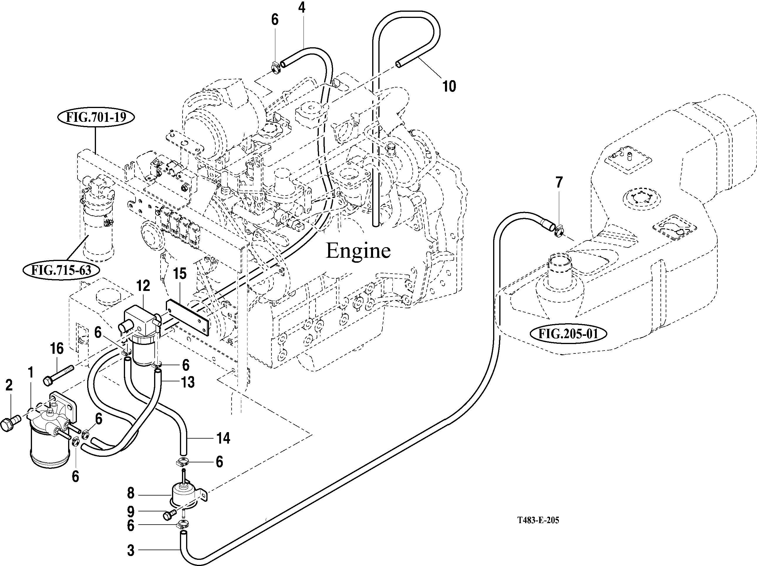 204 FUEL HOSE & FILTER - TYM Tractors