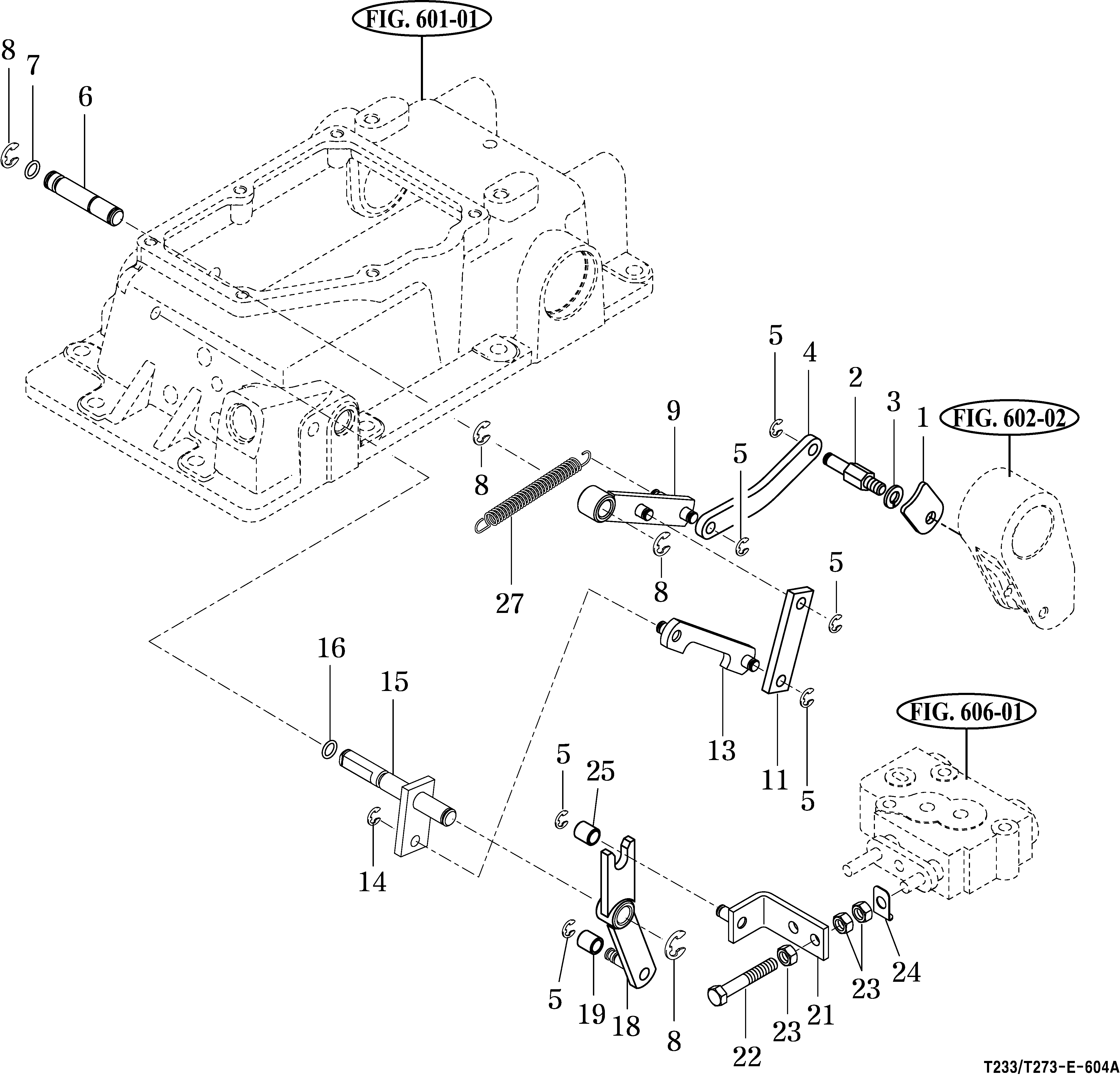 604 CONTROL VALVE LINKAGE - TYM Tractors