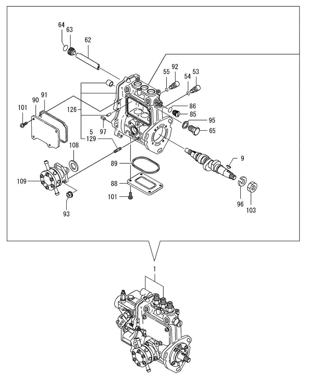 110 FUEL INJECTION PUMP - TYM Tractors