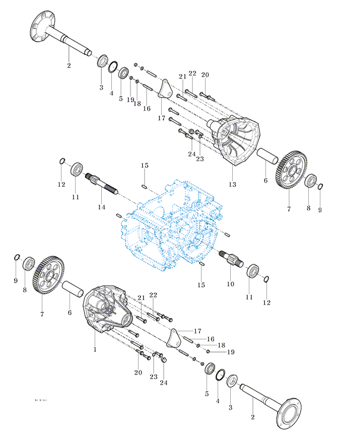 411 REAR AXLE HOUSING - TYM Tractors