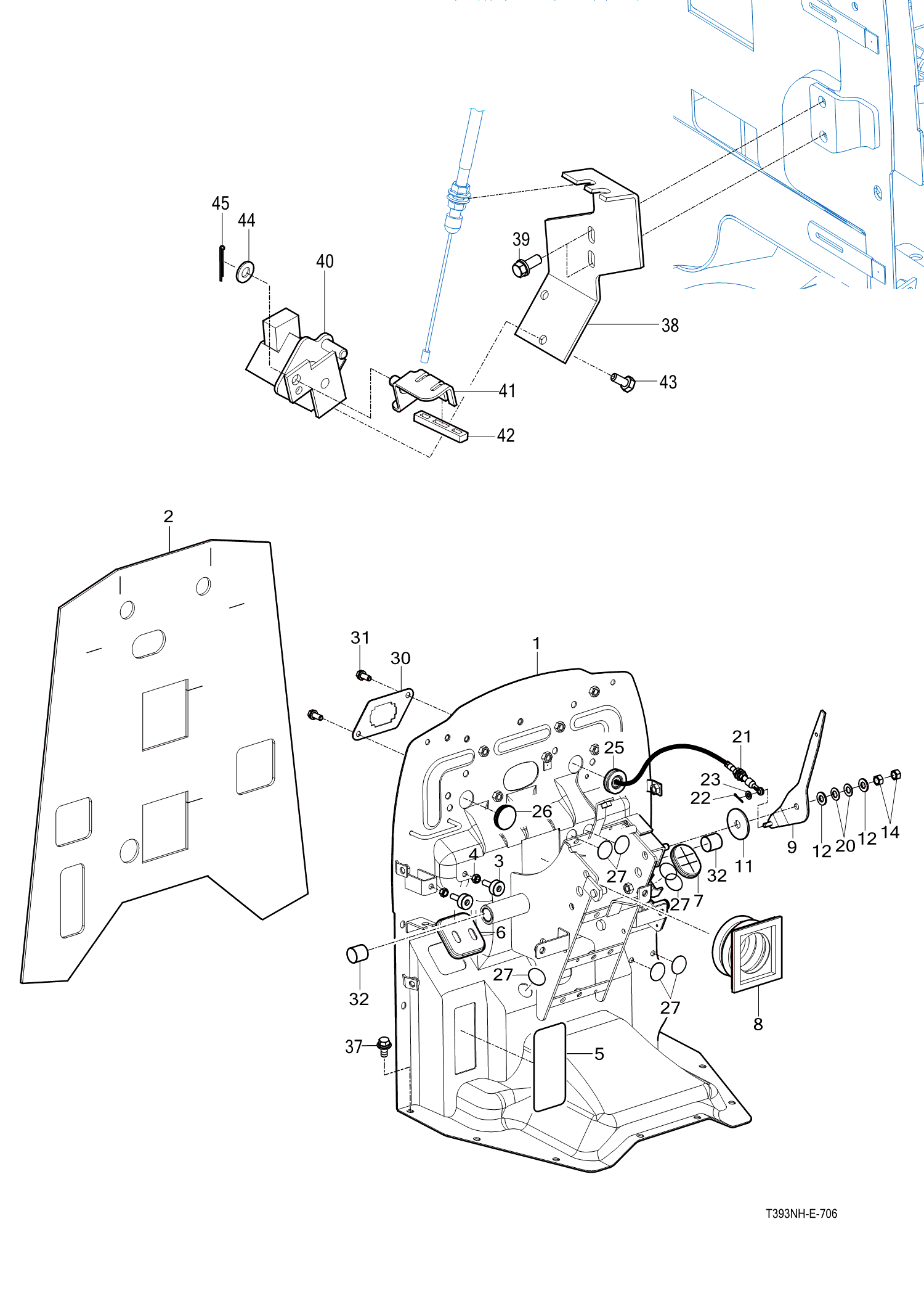 706 DASH PANEL - TYM Tractors