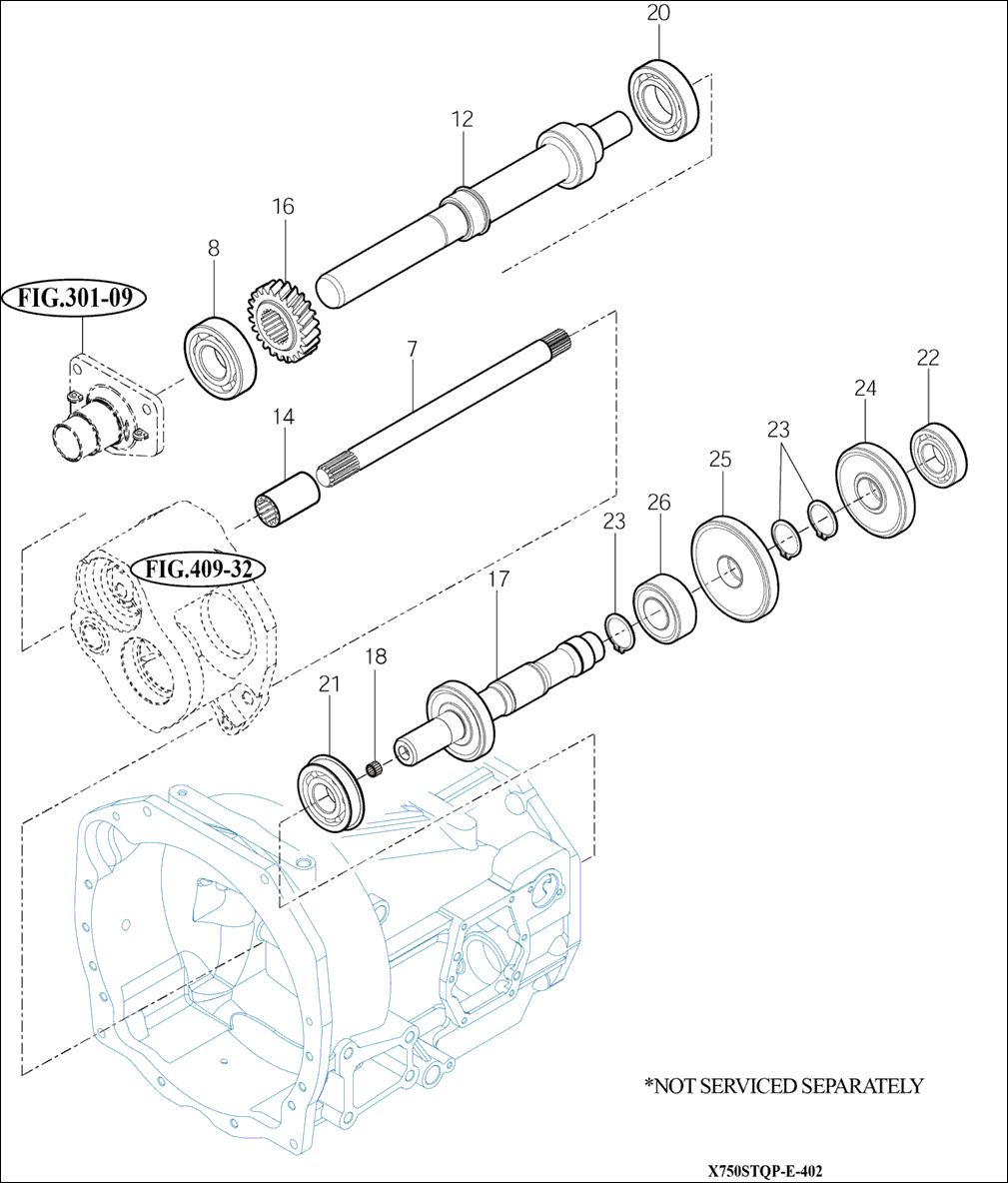 402 NPUT & COUNTER GEARS - TYM Tractors